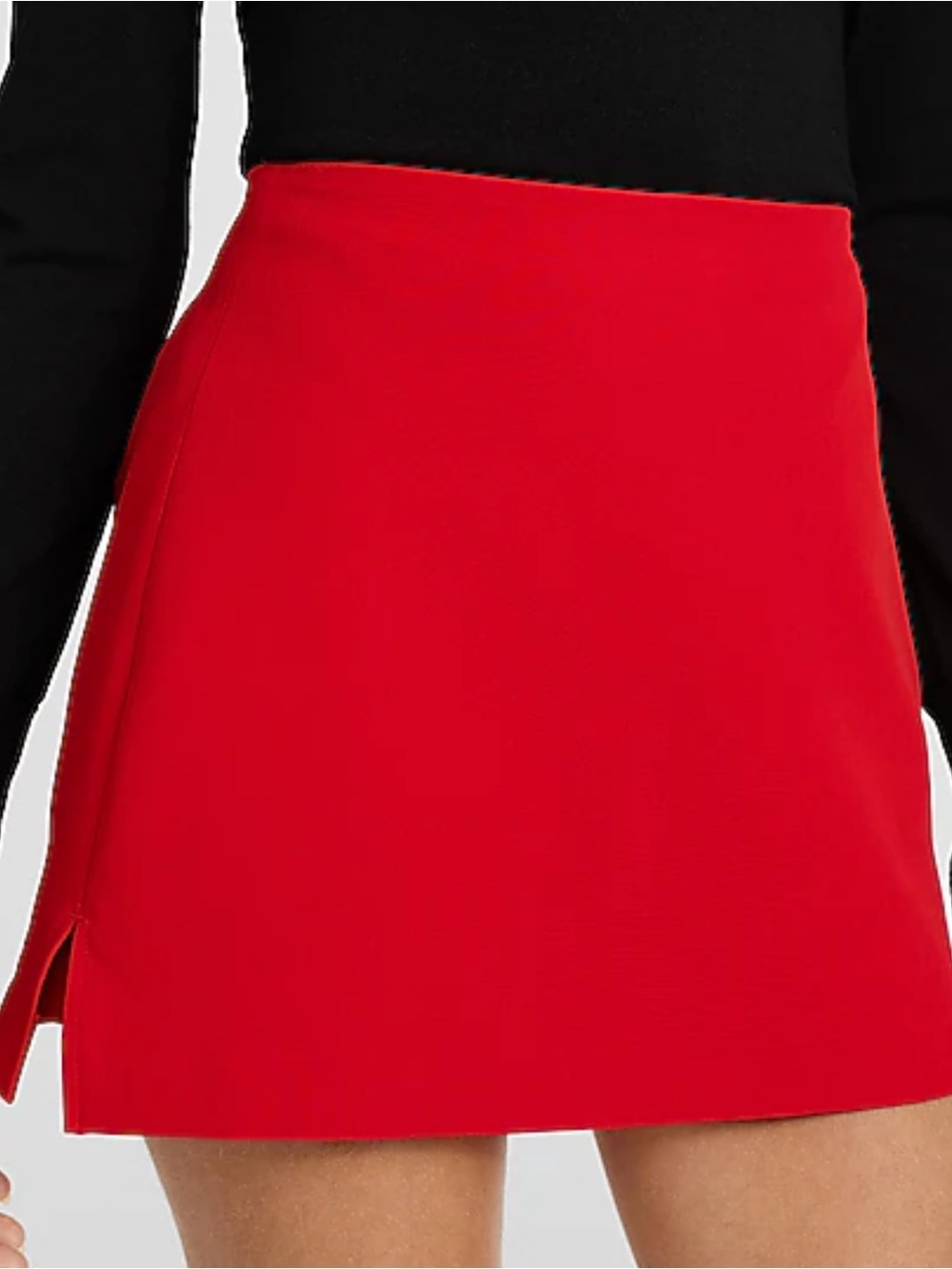 Express Editor Skort Red